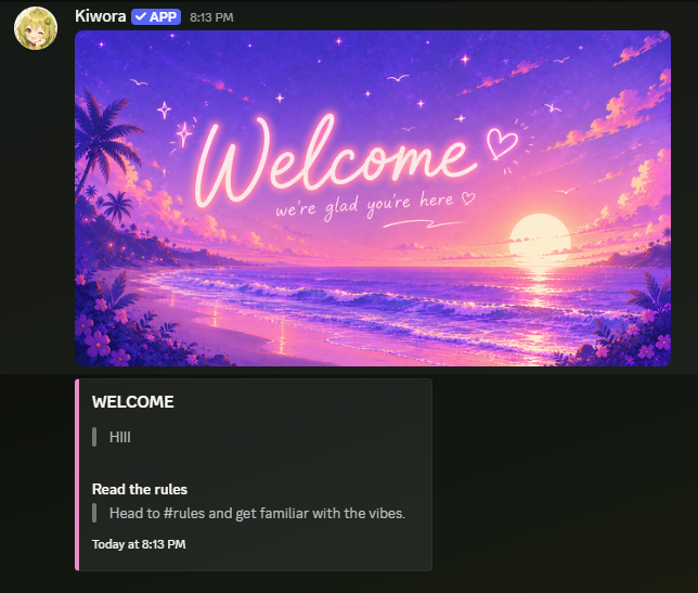 Welcome